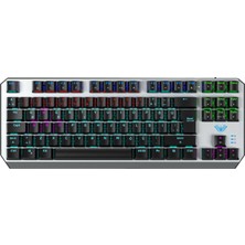 Die Grup Aula F2067 Tkl Rgb Makrolu Mekanik Kablolu Oyuncu Klavyesi