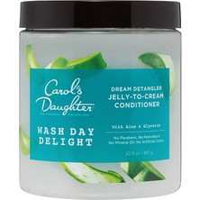 Die Grup Carol's Daughter Wash Day Light Detangling Jelly-To-Krem Saç Kremi, Gliserin ve Aloe Ile, Paraben Içermez Nem, Nemlendirici ve Parlaklık, Aloe ile Kıvırcık Saçlar Için Nemlendirici Saç Kremi, 20 Oz