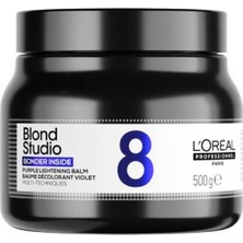 Die Grup Loreal Professionnel Paris Loréal Professionnel Blond Studio 8 Bonder Inside Purple Lightening Balm 500G