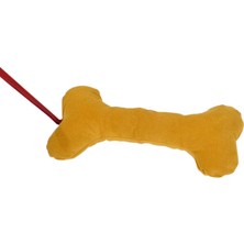 Die Grup X-Perk Köpek Kemik Oyuncak Ipli Çekiştirmeli Kumaş Elyaf Dolgulu Boy 25 cm En 6 cm