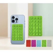 Uravas Store Silikon Vantuzlu Telefon Sabitleyici Yapışkan Ped Yüzey Tutucu