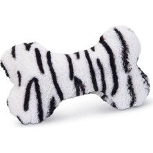 Die Grup Beeztees Köpek Oyuncağı Kemik, Peluş, Siyah/beyaz, 18X13X3CM