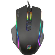 Die Grup Inca IMG-344T Rgb 6 LED 7200DPI 8d Macro Keys Professional Gamıng Mouse,profesyonel Oyuncu Mouse, Programlanabilir 8 Tuş, 10 Farklı Rgb Modu,hızlı Profil Oluşturma, Performans ve Hız