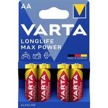 Die Grup Varta Longlife Max Power 4 Aa Alkalin Kalem Pil