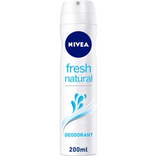 Die Grup Kadın Fresh Natural Sprey Deodorant 200ML, Antiperspirant, Avantajlı Boy