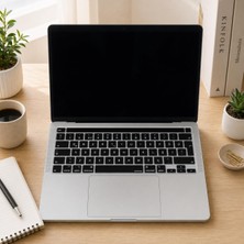 Die Grup Mcstorey MacBook Pro Türkçe Q Klavye Koruyucu Eu Uk Iso Enter A2338 M1 M2 A2251 A2289 A2141 Uyumlu Ince Siyah Silikon Keyboard Cover Touch Bar 13 Inç 16 Inç Siyah