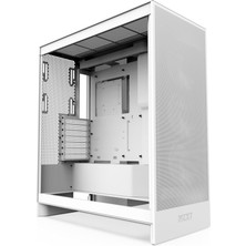 Die Grup Nzxt H7 Flow Rgb | Fanlı Mid-Tower Atx Hava Akımı Kasası | Doğrudan Gpu Soğutma Için Alt Fanları Destekler | 360 mm Rgb Tek Çerçeve Fan Ünitesi Içerir | Kablo Yönetimi | Beyaz