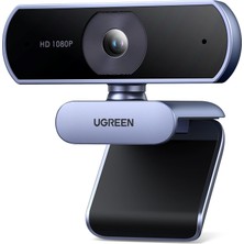 Die Grup Ugreen USB Web Kamerası Pc Için Full Hd 1080P/30FPS Web Kamerası, Mikrofonlu Web Kamerası Net Stereo Ses Otomatik Işık Düzeltme 85° Görünüm Canlı Yayın Için Web Kamerası Görüntülü Aramalar Öğrenme