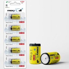 Die Grup Maxycell 4LR44 6V Alkalin Pil - Köpek Tasmaları, Kameralar, Uzaktan Kumandalar, Glukometreler, Sızdırmaz Tasarım Için Yüksek Kapasiteli Uzun Ömürlü Güvenilir Güç Değiştirme 4AG13 A544 PX28A 476A (5