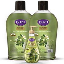 Die Grup Duru Organik Zeytinyağlı Zeytin Çiçeği Sıvı Sabun 1,5+1,5+500ML