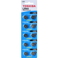 Die Grup Toshiba LR44 / 1154 / AG13 / A76 Düğme Piller Uzun Ömürlü - LR44 / 1154 / AG13 / A76 1,5 V Alkalin Pil, Işitme Cihazları, Saatler, Küçük Elektronik Cihazlar ve Daha Fazlası Için - Madeni Para Pil