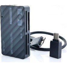 Die Grup Coverzone USB 3.0 & Type-C To Microms/sdhc/compact Flash/ms/microsdxc/sd/ms Duo/ms Pro 512GB Kart Okuyucu