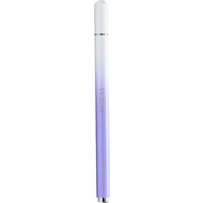 Die Grup Undeplus Dokunmatik Tablet Telefon Kalemi +1 Yedek Uç Renk Geçişli Passive Stylus Bilgisayar Kalem Mor