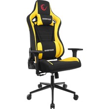 Die Grup Rampage KL-R59 Nova Ergonomik Oyuncu Koltuğu, Yüksek Sırtlı, Ayarlanabilir ve Yatarlı, 360° Döner, Siyah/sarı