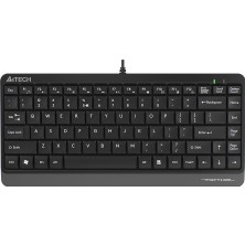 Die Grup A4 Tech FK11 Q Türkçe USB Fn-Multimedya Mini Siyah/gri Klavye