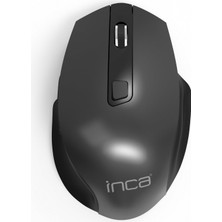 Die Grup Inca IWM515 1300 3600 High Dpi Low Power Laser Wireless Mouse Ergonomik Dizayn Konforlu Dokunuş Hissi Yüksek Performans Laser Teknoloji Çalışma Menzili 10 Metre 800 1600 Dpı