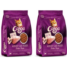 Die Grup Cango Yetişkin Kedi Maması Tavuk Etli 1 kg 2 Li