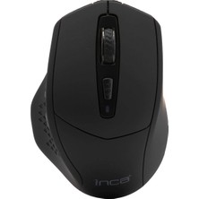 Die Grup Inca-Inca IWM-521 Rechargeable Silent Wireless Mouse (Sessiz) Ergonomik Dizayn, Konforlu Dokunuş Hissi, Tamamen Rubber Yüzey Sessiz Tuşlar 800 1200 1600 Dpı Üç Kademeli Optik Çözünürlük 2.4ghz Nano