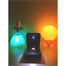 Die Grup Işıklı Yüzük Kutusu Kalpli Yüzük, Rcb LED Frozen Elsa, 3D LED Küre Gece Lambası Halay Çeken