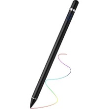 Die Grup Stylus Kapasitif Dokunmatik Kalem Tüm Cihazlar Telefon ile Uyumlu Çizim Tasarım Tablet Kalemi Siyah