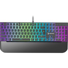 Die Grup Gamepower Suki Mekanik Mavi Switch Puding Keycaps Türkçe Q 104 Tuş USB Gaming Klavye