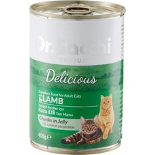 Die Grup Dr.sacchi Konserve Kedi Maması Kuzu Etli 400GR