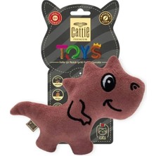Die Grup Cattie Matatabi Içerikli Kedi Oyuncağı Peluş Trex 15 cm