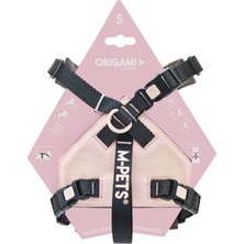 Die Grup M-Pets Origami Reflektörlü Sırt Tasması Pembe (S)