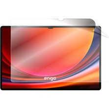 Die Grup Engo Samsung Galaxy Tab S9 Ultra 14.6 Inç Ile Uyumlu Paperfeel Ekran Koruyucu Kağıt Hissi Veren Dokulu Mat Yüzey, S Pen Kullanımı, Not Alma ve Çizim Için SM-X910