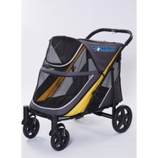 Die Grup Tommy Evcil Hayvan Arabası Gri 112 * 65 * 100CM Max 40KG