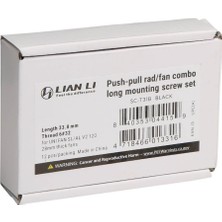Die Grup Lian Li Uzun Vida Seti Unı Fan Sl V2 120 Uyumlu 6#32 Siyah 12 Adet