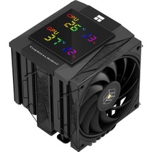 Die Grup Thermalright Royal Knight 120 Digital Black TL-H12-X28 120MM 6 x 6mm Isı Borulu Intel-Amd Uyumlu Hava Soğutucu