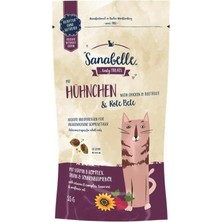 Die Grup Sanabelle Crispies Tavuk ve Pancarlı Kedi Ödül Maması 55GR