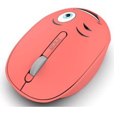 Die Grup Inca Weeny IWM-245T Desing 3D Wireless Turuncu Mouse,sevimli Emoji Karakterli,2.4 Ghz Nano Usb,ergonomik Zarif Kullanım Şekli, Konforlu Dokunuş HISSI,1200 Dpi, 10M Çekim Mesafesi,uyku Modu