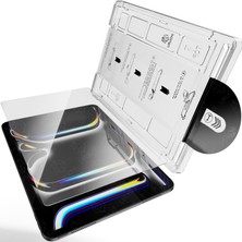 Die Grup Uruchı Tablet ile Uyumlu Ekran Koruyucu, Hizalama Aparatlı Kolay Kurulum, Hd Şeffaf Temperli Cam, 9h Dayanıklı, Hassas Dokunmatik (1, iPad Air 11-Inch (M4/m3/m2) 2026/2025/2024)