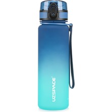 Die Grup Uzspace Spor Içecek Şişesi 500 ML/800 Ml/1 L, Sızdırmaz, Tritan ve Bisfenol A Içermez, Bisiklet, Fitness, Dış Mekan Için Su Şişesi