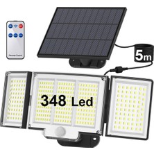 Die Grup Greentech 348 Ledli, Güneş Enerjili, Hareket Sensörlü, 3 Taraflı AYDINLATMA/GT-SL30