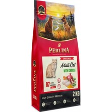 Die Grup Perlina Yetişkin Kedi Maması, Tavuklu, 2 Kg,%87 Hayvansal Içerik