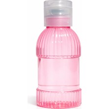Die Grup Japon Kiraz Çiçeği Rengi Boş Plastik Şişe 25 Adet 50 ml Kolonya Söz Nişan Düğün Nikah PAW18ŞEFFAFKPK