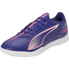 Aesco Puma Unisex Ultra 5 Play It Futbol Ayakkabısı, Lapis Lazuli Puma Beyaz Gün Batımı Glow, 42 Eu