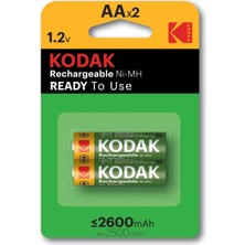 Die Grup Kodak Pil Aa Mignon Ni-Mh 2600 Ma, 2-Er Paket