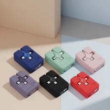 Uravas Store 3 Başlıklı Geri Çekilebilir Şarj Kablosu Standı Micro USB Type-C Ip Uyumlu