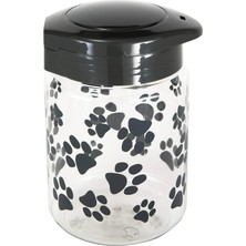 Die Grup Lixit Köpekler, Kediler, Küçük Hayvanlar ve Kuşlar Için Yiyecek ve Ödül Saklama Kavanozları. (1,814 Ml, Gri)