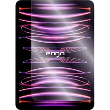 Die Grup Engo Apple iPad Pro 11 Inç 4. Nesil Ile Uyumlu Mat Ekran Koruyucu 9h Temperli Kırılmaz Esnek Nano Cam, Parmak Izi Bırakmayan Yansıma ve Parlama Önleyici Koruma