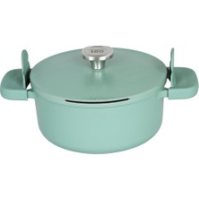 Die Grup Berghoff Leo Phantom Kapaklı Yapışmaz Tencere 24 cm Forest Green