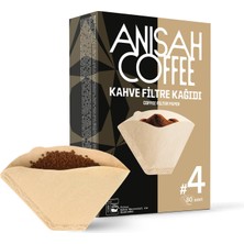 Die Grup Anisah Coffee 80'li Filtre Kahve Kağıdı | Kokusuz | Kimyasalsız | Doğa Dostu | Yırtılmaz