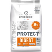 Die Grup Pro Nutrition Kedi Maması Protect Veterinary Digest Hypo-Allergenic Hidrolize Protein Sindirim ve Cilt Alerjisi Desteği 2 kg