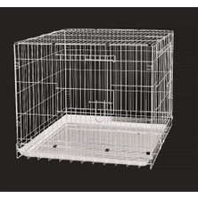Die Grup Dayang Köpek Kafesi Beyaz 93X56.5X63.5