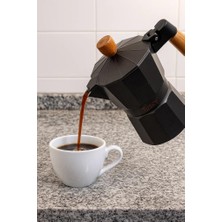 Die Grup Bambum Garen - Moka Pot 3 Fincan Siyah