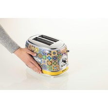 Die Grup Ariete Positano Ekmek Kızartma Makinesi 2 Dilim 0155/1P - 810 Watt, Metal Gövde, 2 Dilim Kapasite, Buz Çözme, Isıtma, 6 Kızartma Ayarı, Kolay Temizlik, Çıkarılabilir Kırıntı Tepsisi